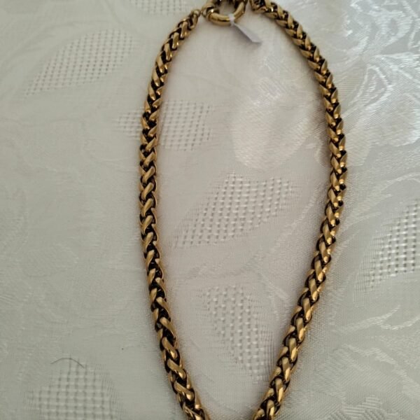Vintage Thick Gold Coloured Rope Chain