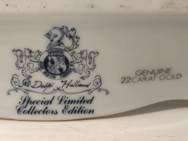 Rare Oude Molen Delft Blue Collectors Plate - Image 3