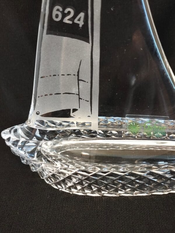 Galway Irish Crystal Sailboat Ornament - Image 5