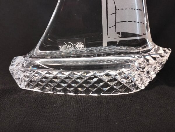 Galway Irish Crystal Sailboat Ornament - Image 3