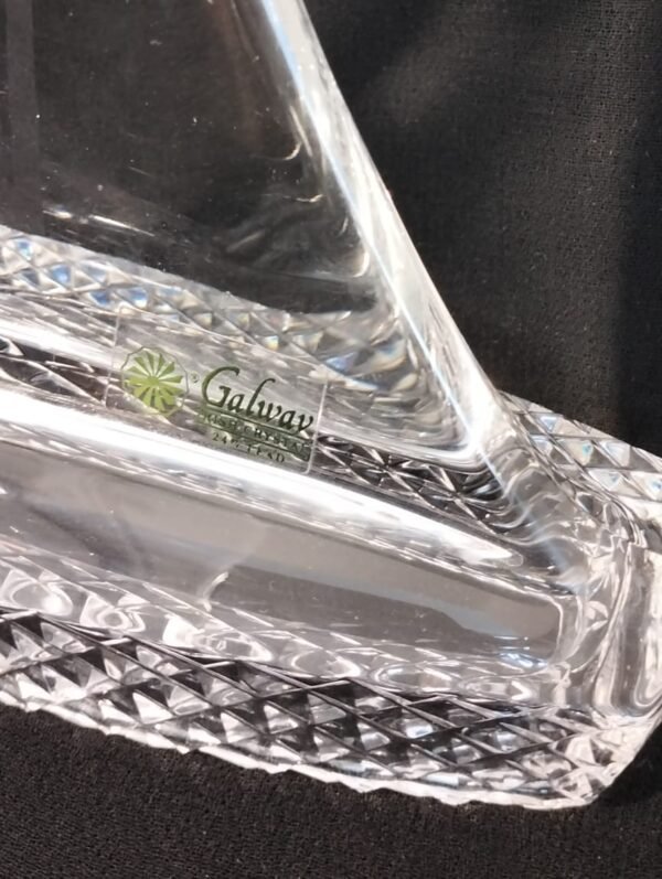 Galway Irish Crystal Sailboat Ornament - Image 2