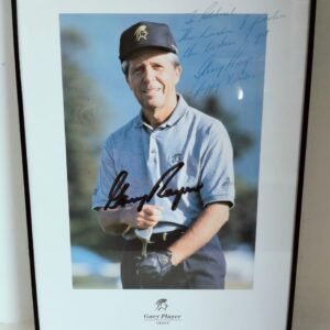 Gary Player signed photograph