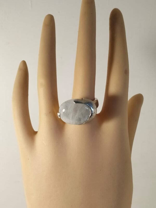 Sterling Silver Moonstone Ring - Image 3