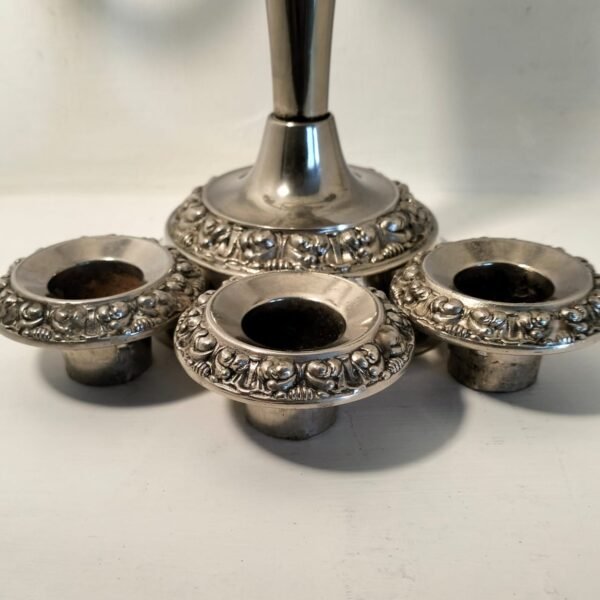 Antique Ian Heath Ltd IANTHE Silver Plated Candelabra - Image 3