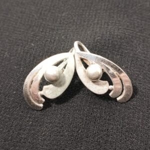Vintage Sterling Silver Miguel Alonzo clip on Earrings