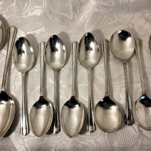 Vintage Lewis Rose and Co silver plate spoon set