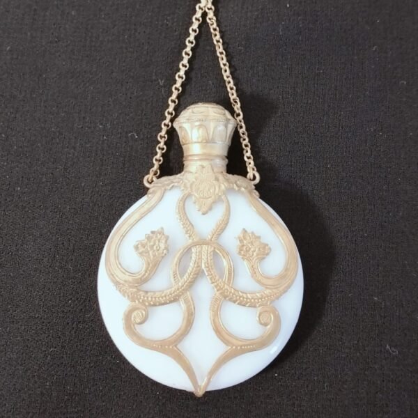 Antique chatelaine scent bottle
