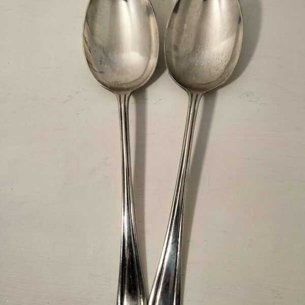 Vintage Lewis Rose and Co silver plate spoon set - Image 4