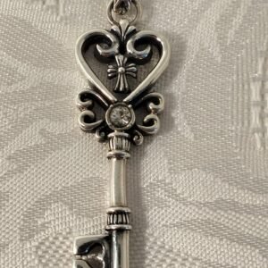 Sterling Silver Key Pendant