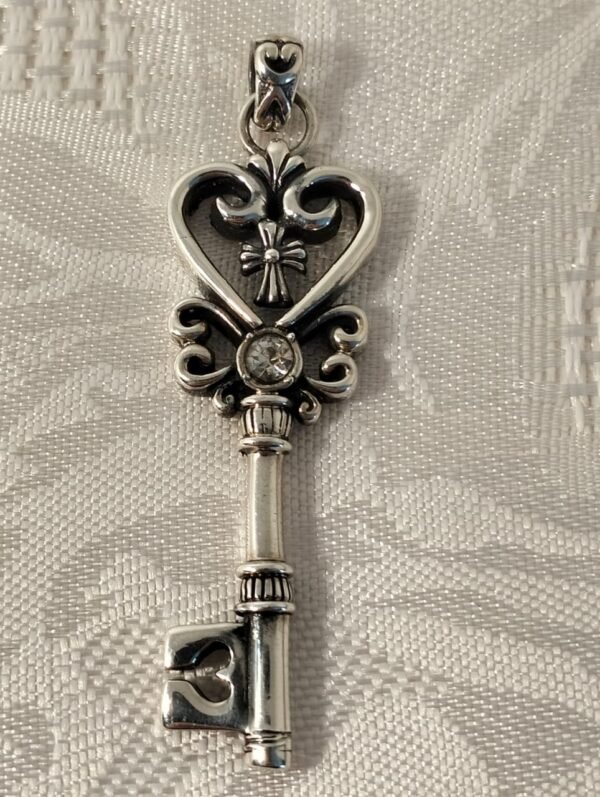 Sterling Silver Key Pendant