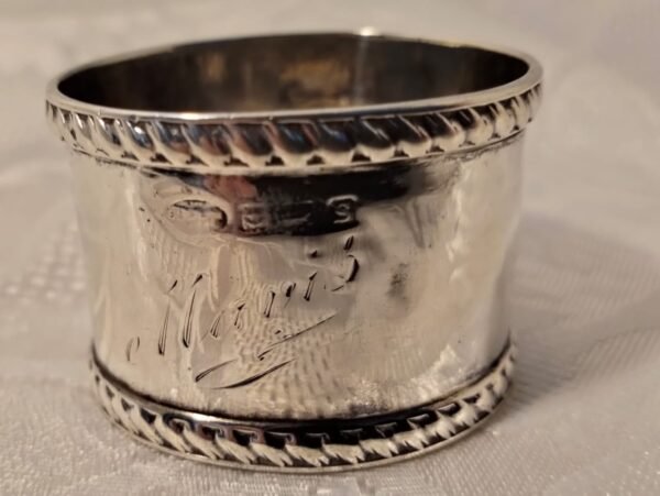 Vintage Sterling Silver Serviette Ring