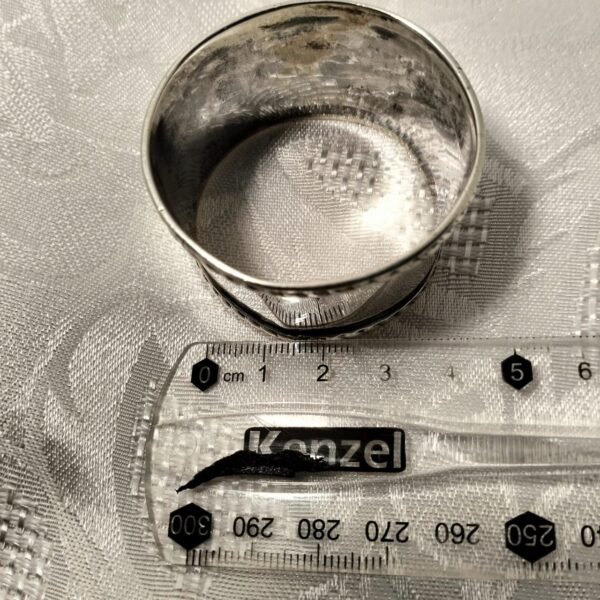 Vintage Sterling Silver Serviette Ring - Image 2