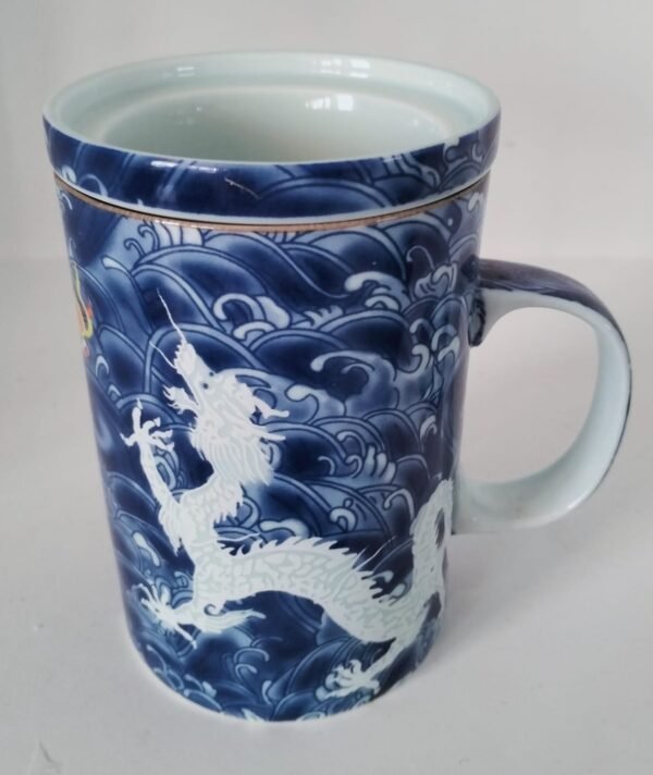 Beautiful Chinese Mug with Infuser and Lid - Image 6