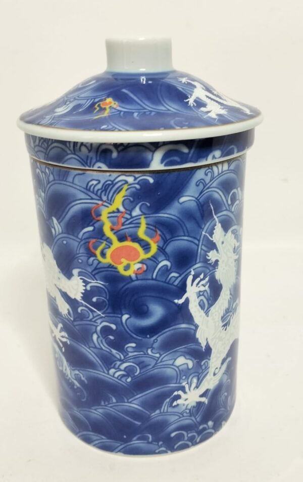 Beautiful Chinese Mug with Infuser and Lid - Image 7