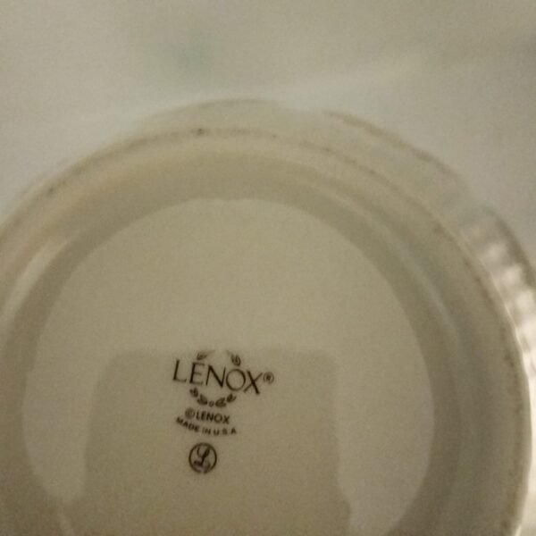 Vintage Lenox Matelasse Pierced Vase - Image 2