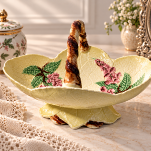 Carlton Ware Porcelain Basket