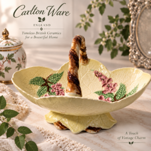 Carlton Ware Porcelain Basket