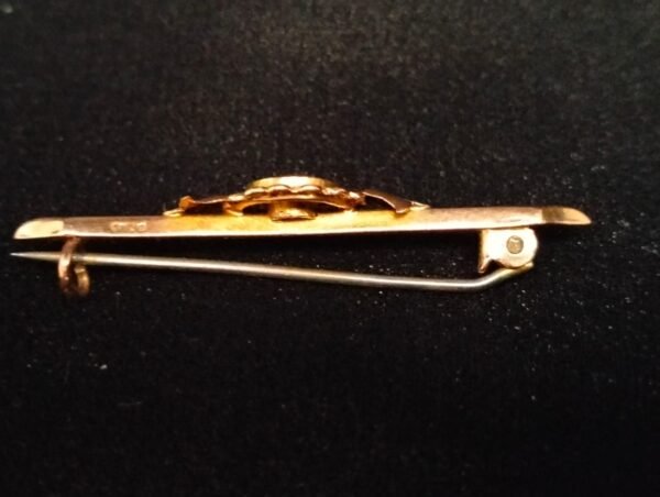 Unique Vintage 9ct Gold Brooch Pendant - Image 4