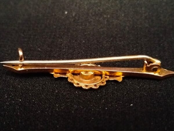 Unique Vintage 9ct Gold Brooch Pendant - Image 3