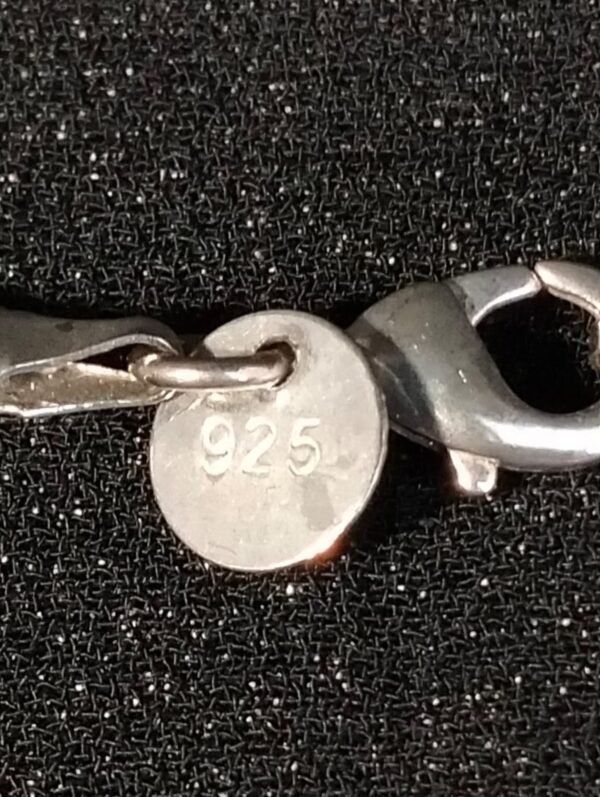 925 Silver Three String Ball Necklace - Image 2
