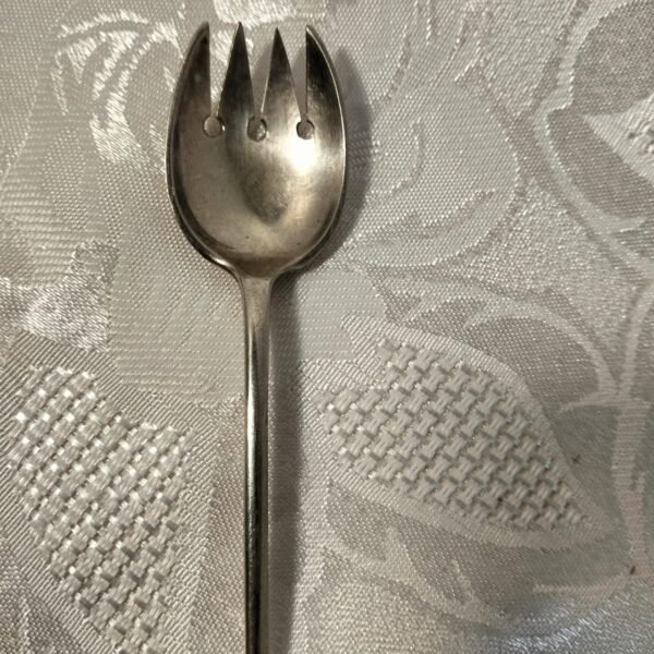 Rare Vintage William Page Electroplated Salad Fork - Image 4