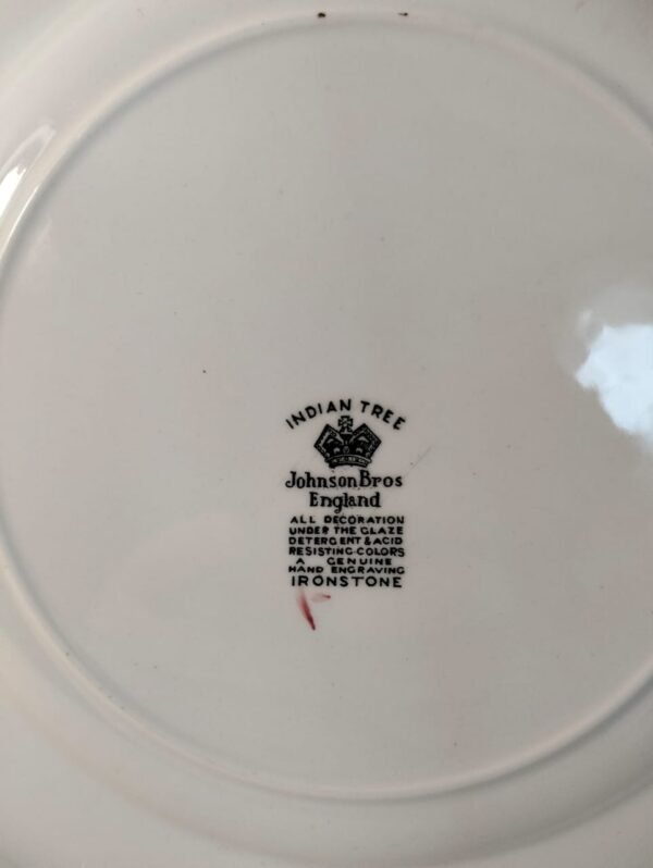 Rare Johnson Bros Indian Tree Plates - Image 5
