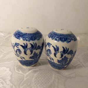 Japan Blue Willow Salt and Pepper Set