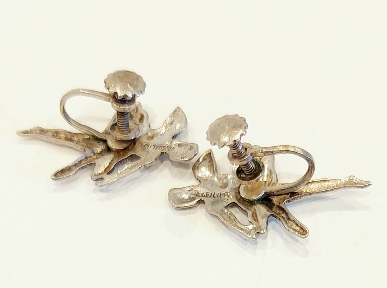 Vintage Silver Ballerina Earrings 2 Vintage Silver Ballerina Earrings - Image 2