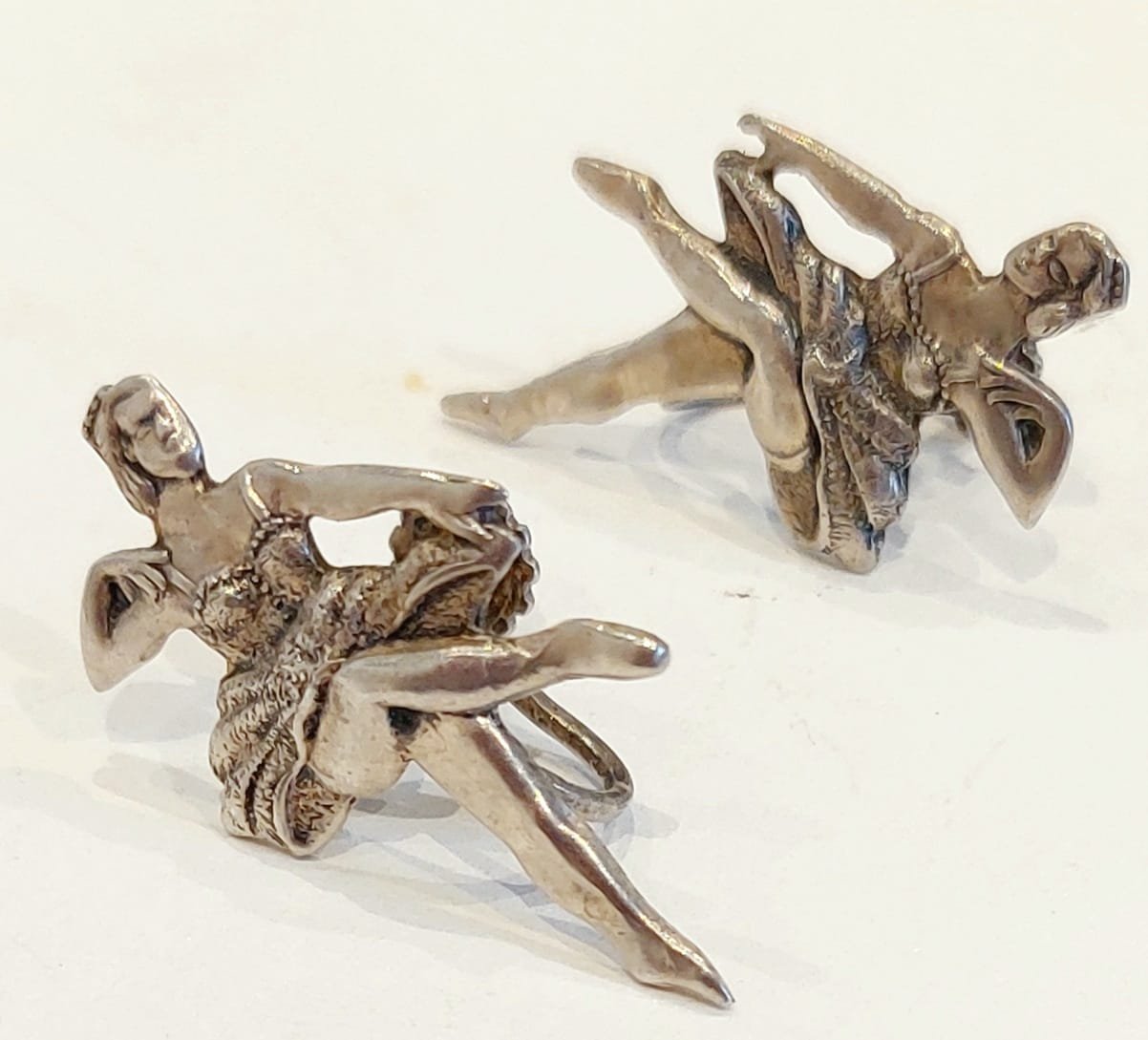 Vintage Silver Ballerina Earrings 3 Vintage Silver Ballerina Earrings - Image 3