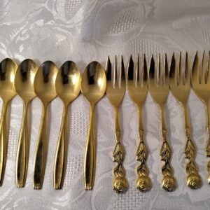 Set of Cake Forks and Teaspoons