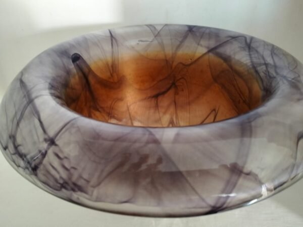 August Walther 'Lotos' Cloud Glass Vase - Image 4