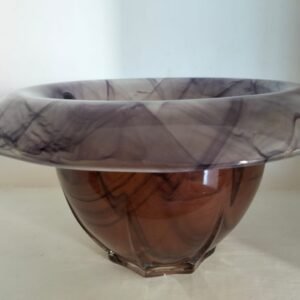 August Walther 'Lotos' Cloud Glass Vase