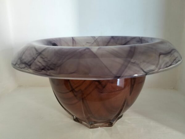 August Walther 'Lotos' Cloud Glass Vase