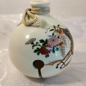 Japanese Kutaniware Clay Bell
