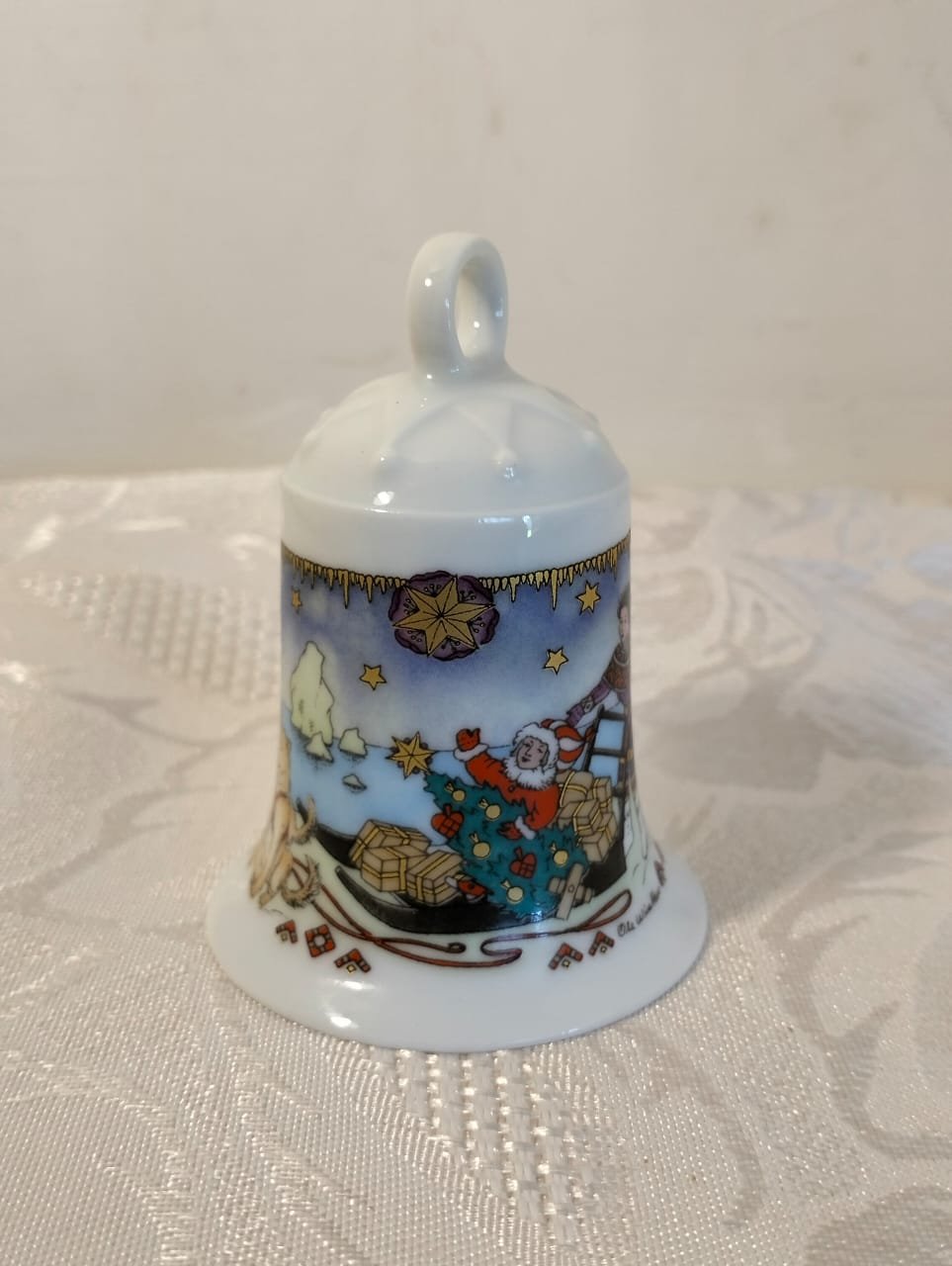 Vintage Hutschenreuther Porcelain Christmas Bell 6 Vintage Hutschenreuther Porcelain Christmas Bell - Image 6