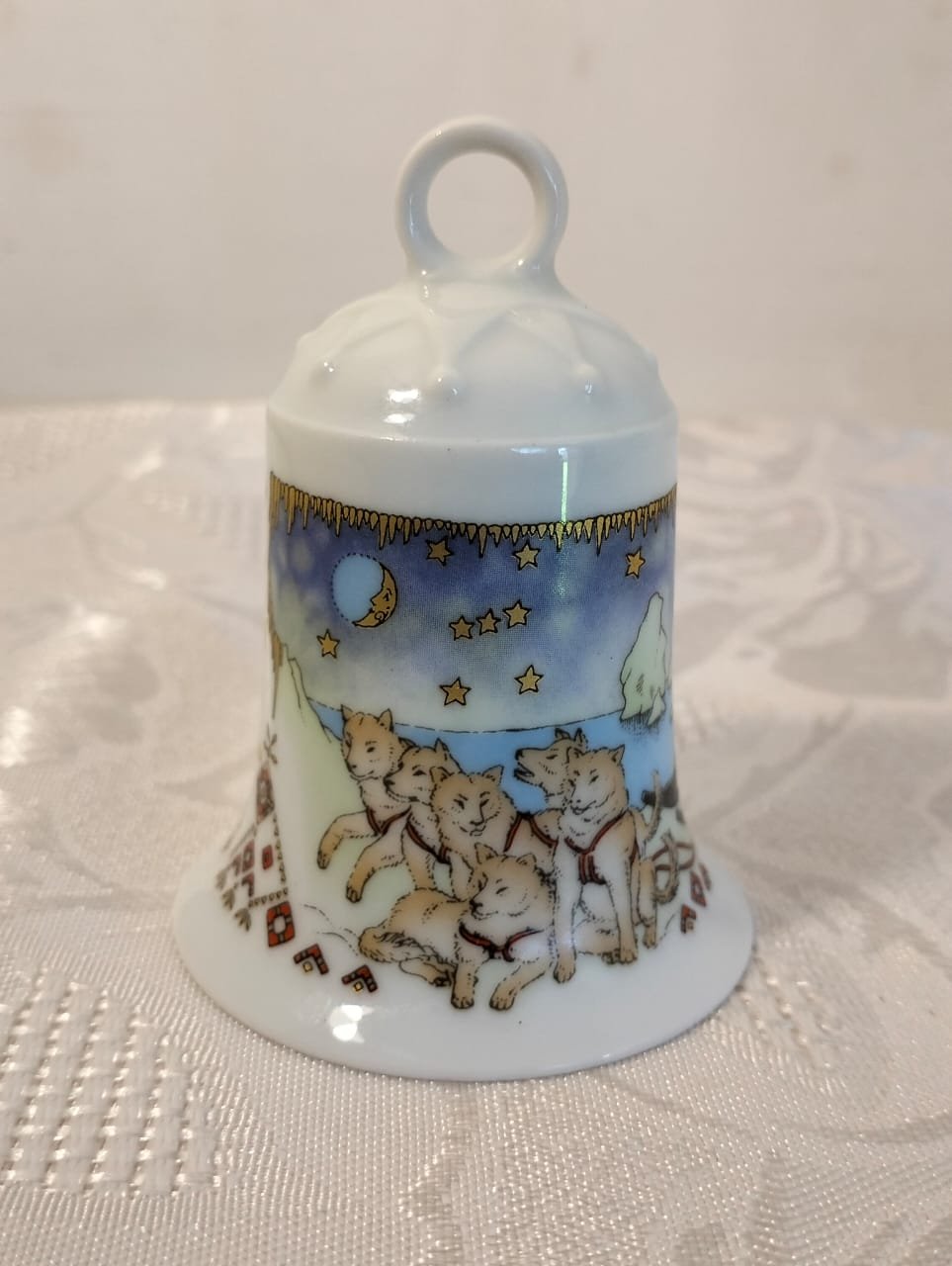 Vintage Hutschenreuther Porcelain Christmas Bell 5 Vintage Hutschenreuther Porcelain Christmas Bell - Image 5