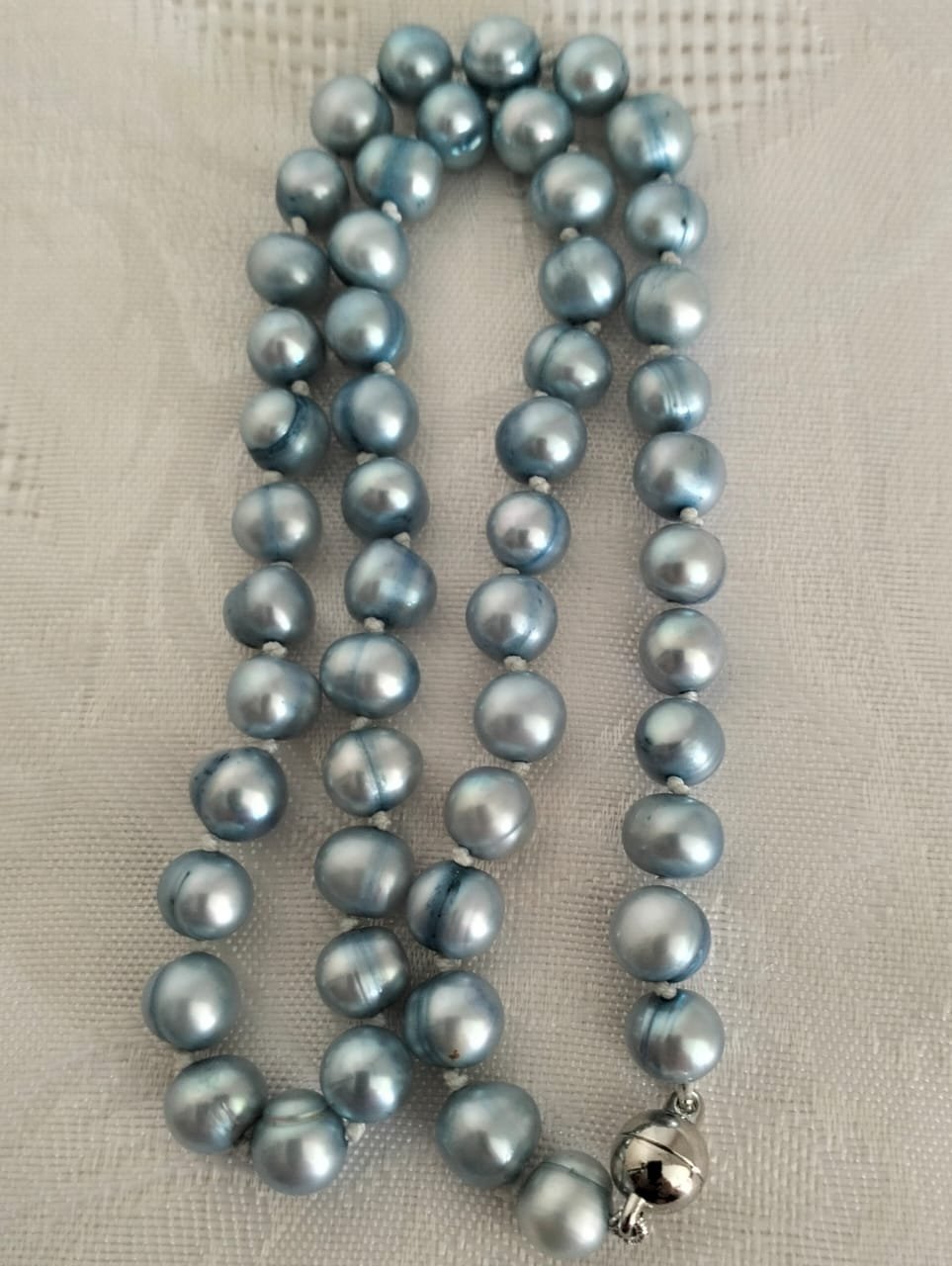 Affordable Freshwater Pearl necklace 1 Light Blue Freshawater Pearl Neckla