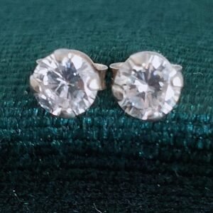 Sterling silver cubic zirconia earrings 10 Sterling silver cubic zirconia earrings
