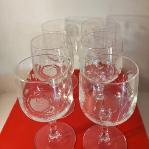 New Devon Lead Crystal Red wine glasses 5 Devon lead crystal Red wine glasses