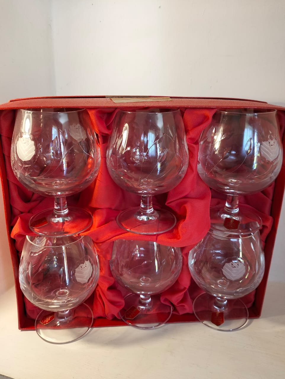 New Devon Lead Crystal Brandy Goblets 2 New Devon Lead Crystal Brandy Goblets - Image 2