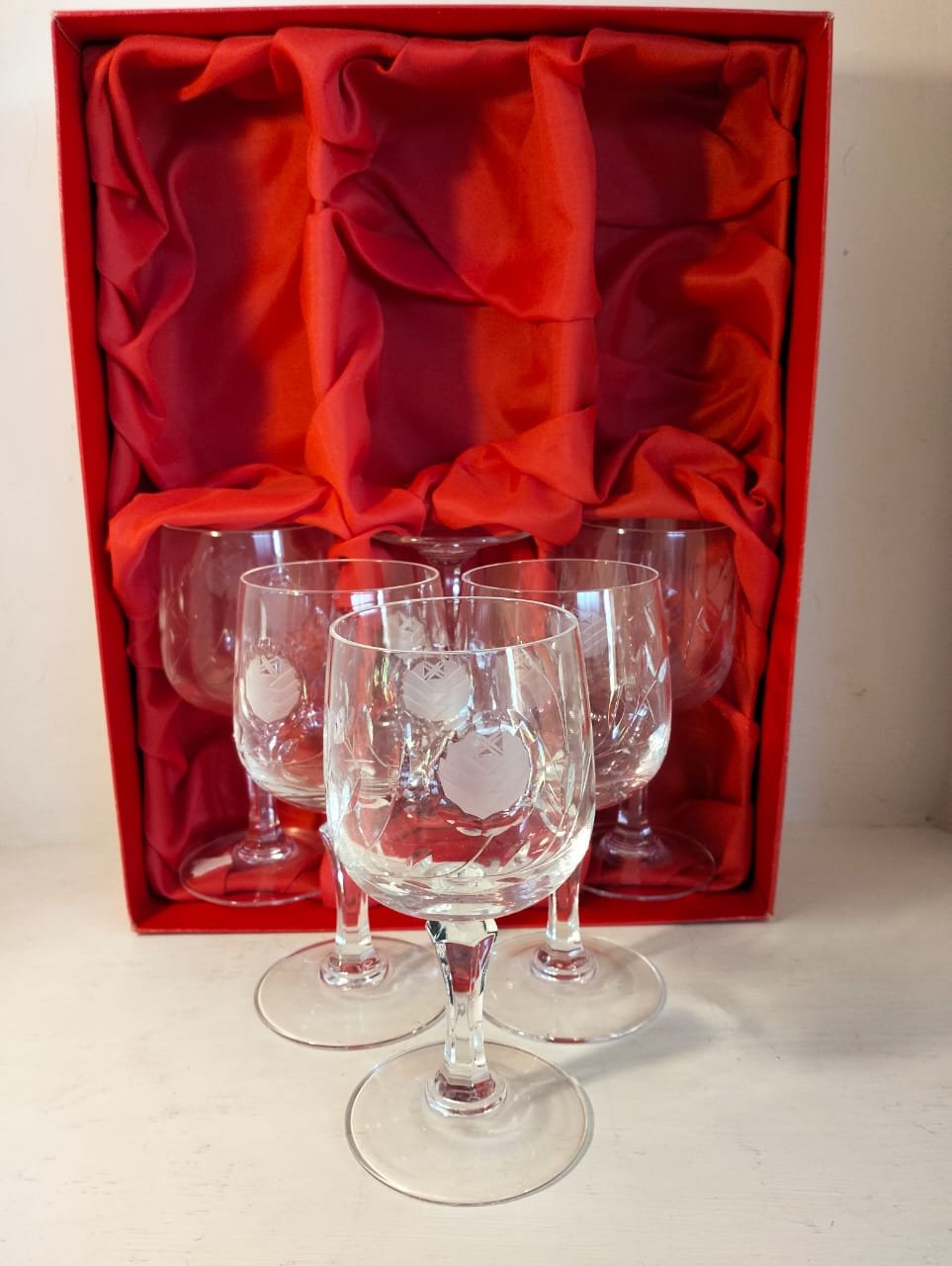 New Devon Lead Crystal White wine glasses 1 Devon Lead Crystal White wine glasses