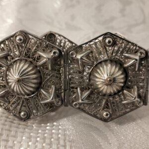 Egyptian silver filigree bracelet