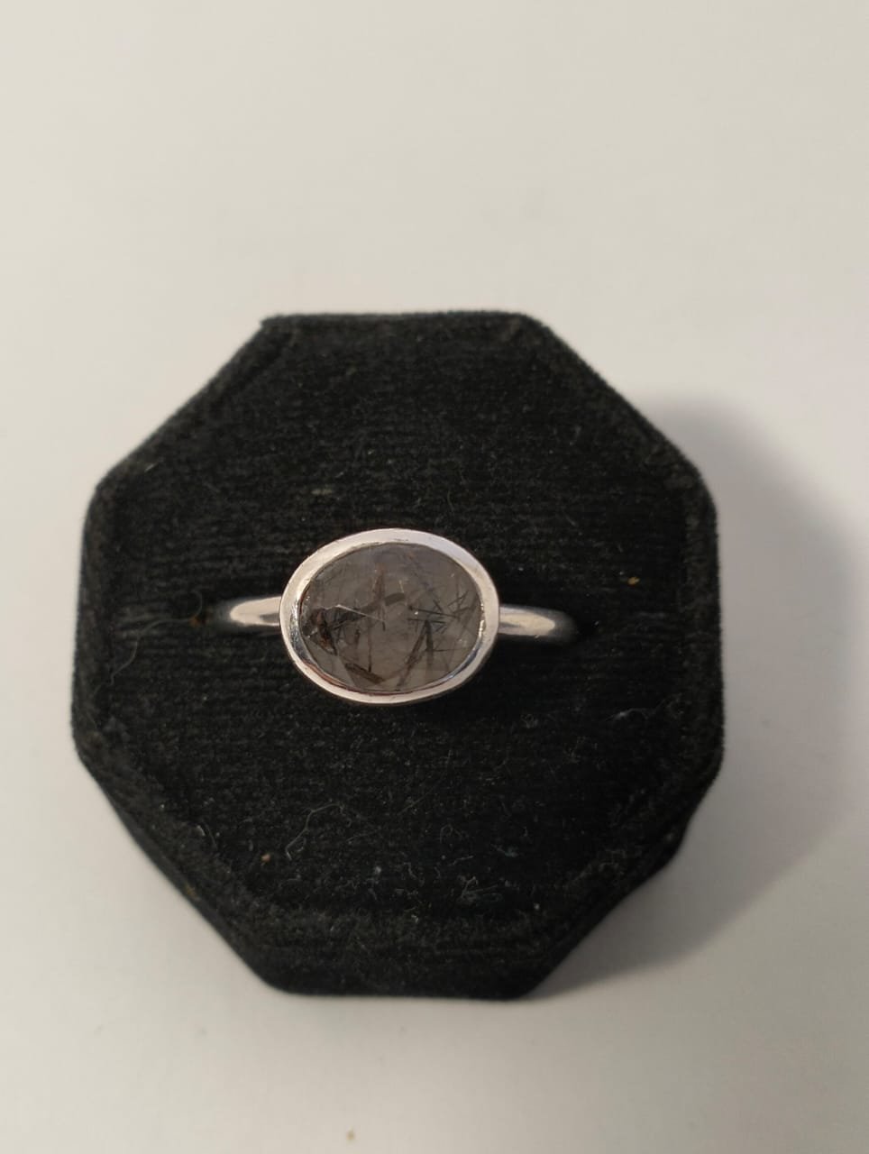 Sterling Silver Rutile Quartz Ring 1 Sterling Silver Rutile Quartz Ring