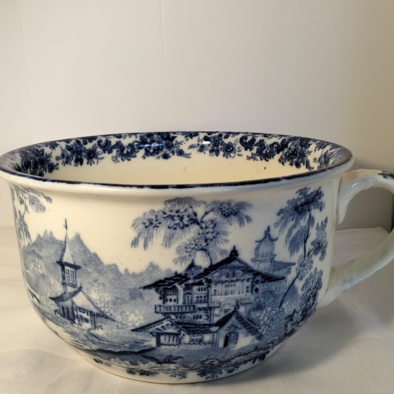 Vintage Minton Staffordshire chamber pot 1 Vintage Minton Staffordshire Chamber Pot