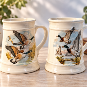 Affordable Vintage Melba Ware Ceramic Beer Tankards