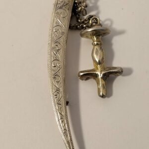 Sterling Silver Sword Brooch