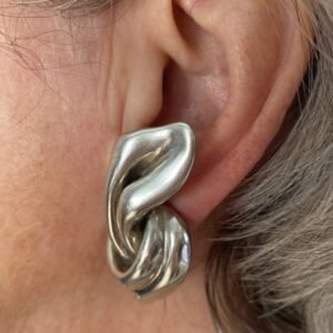 Sterling silver clip on earrings