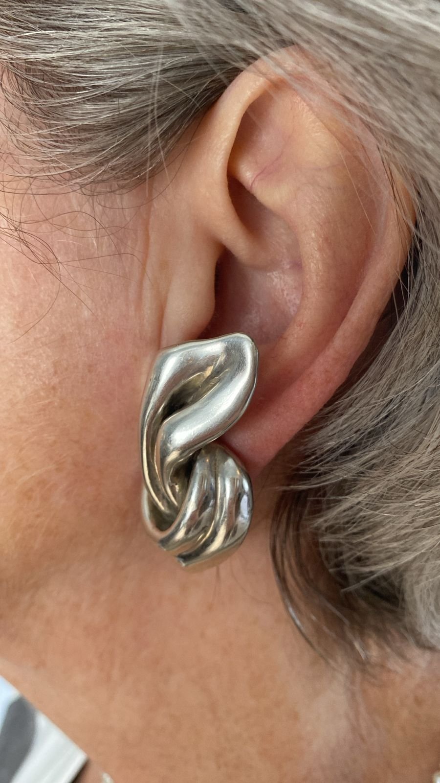 Unusual Sterling Silver Clip On Earrings 1 Sterling silver clip on earrings