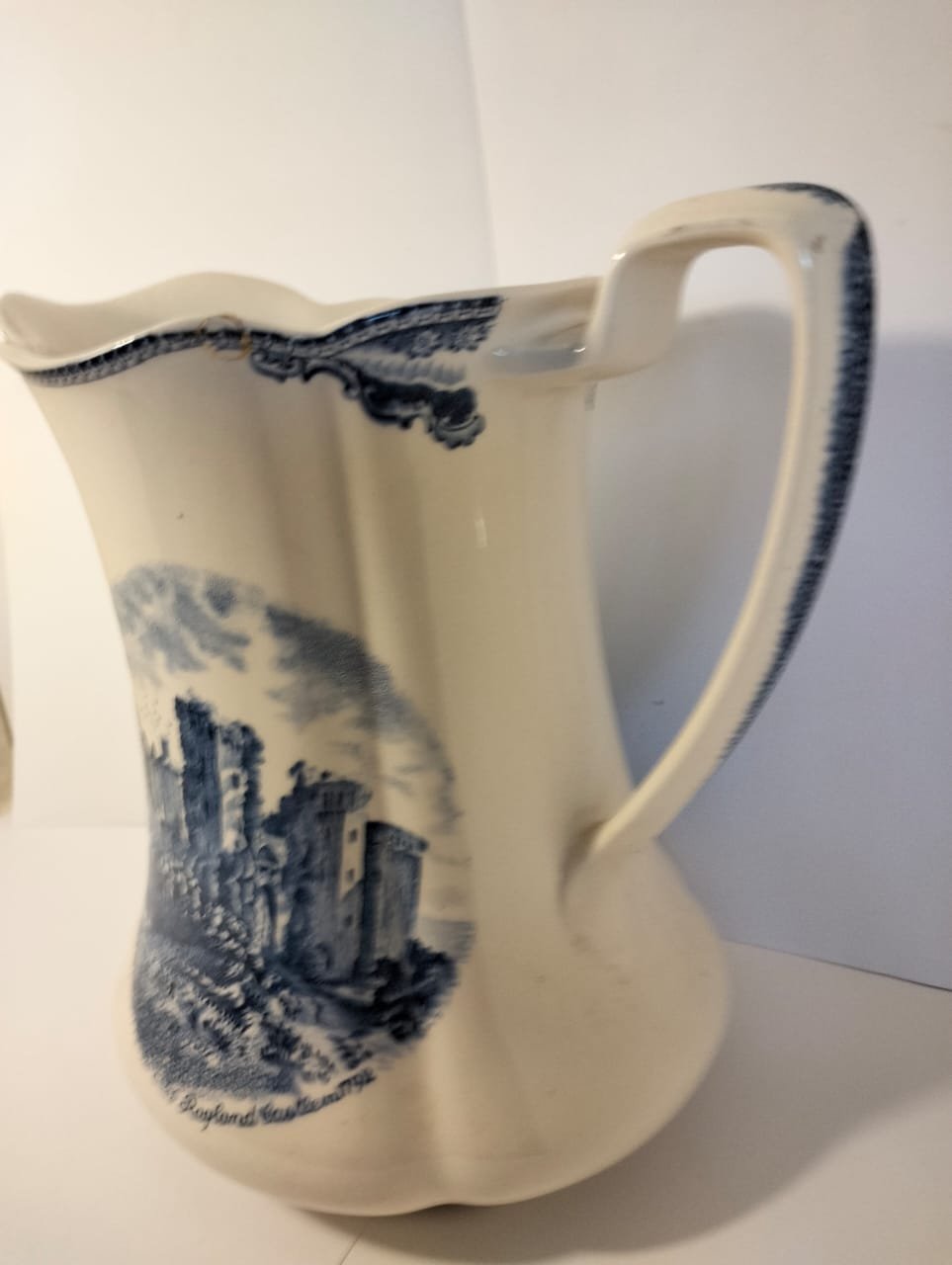 Vintage Johnson Brothers Blue Pitcher 3 Vintage Johnson Brothers Blue Pitcher - Image 3