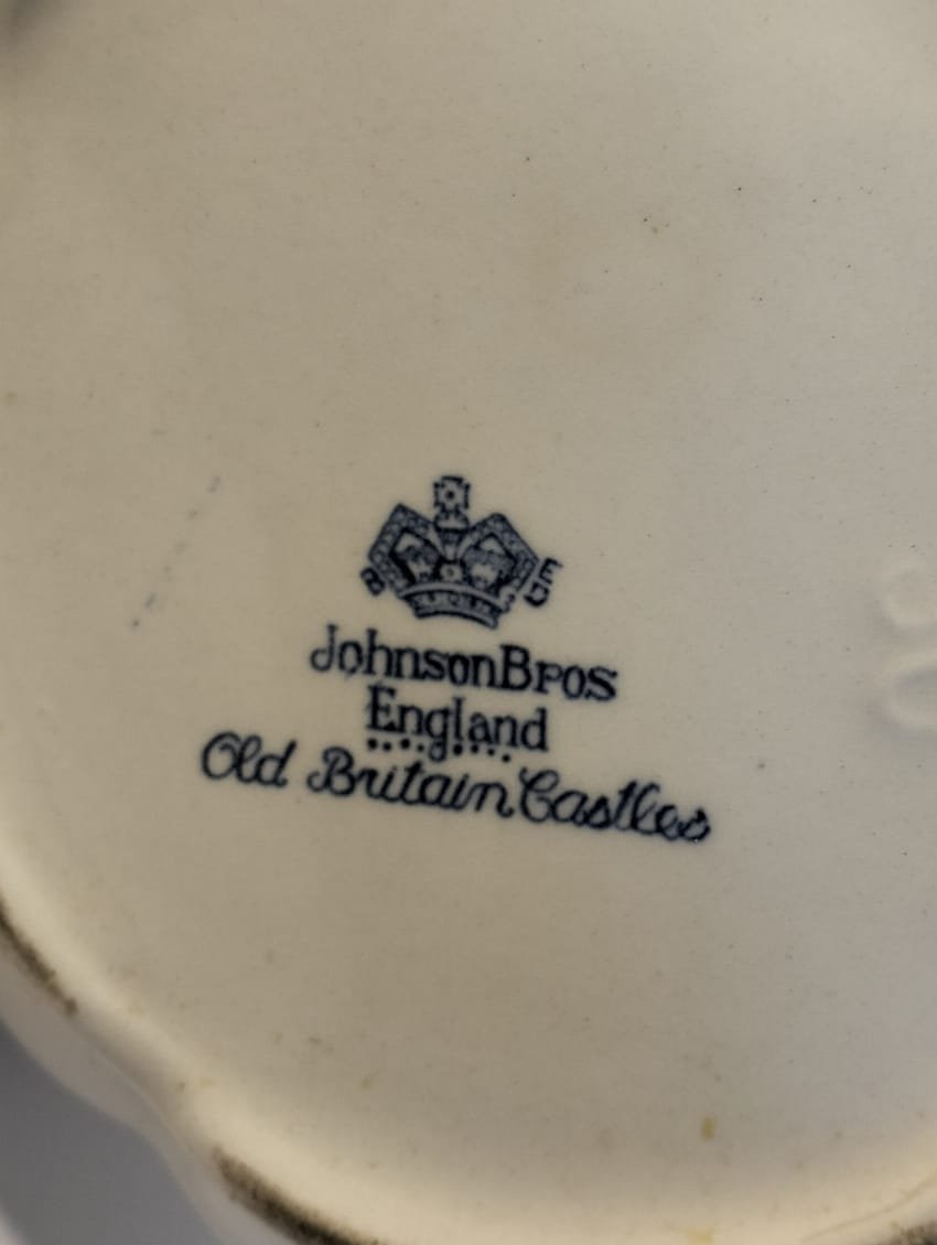 Vintage Johnson Brothers Blue Pitcher 4 Vintage Johnson Brothers Blue Pitcher - Image 4